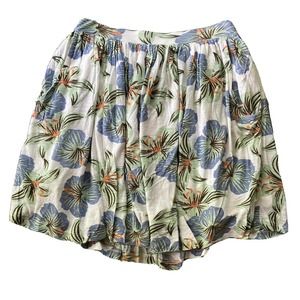 BELLFIELD B Jesse Sz Small Floral Circle Skirt Pockets Stretch Flowy Lined NEW